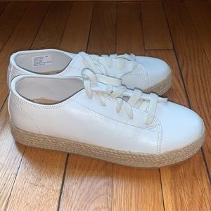 Madden Girl white leather sneakers